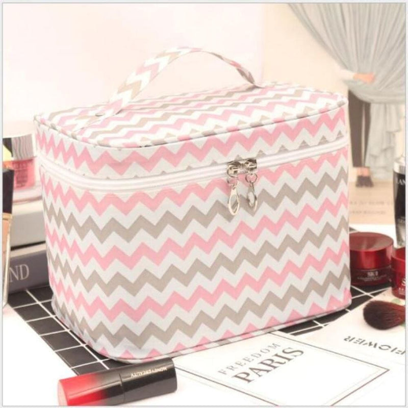 Bolsa de viagem para maquiagem Prisma Store Wave Pattern 