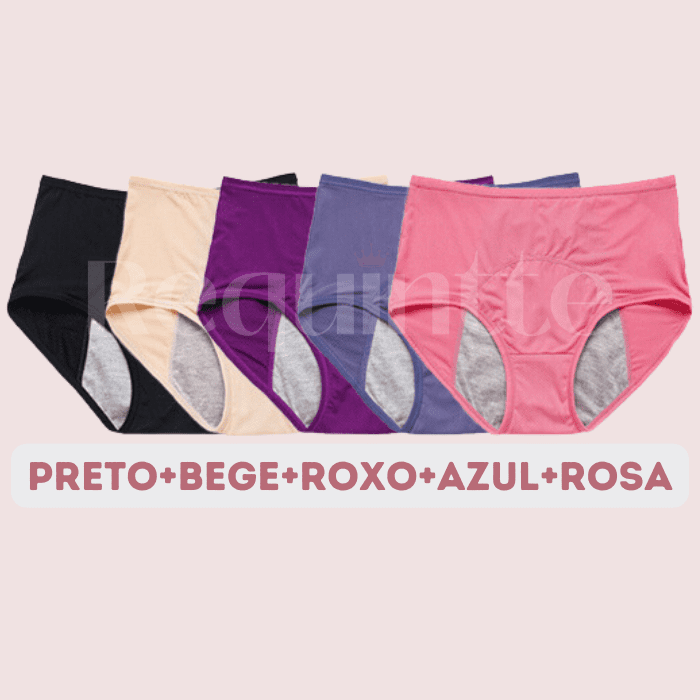 Calcinha Absorvente ABIS Proteção 24h + Brinde!