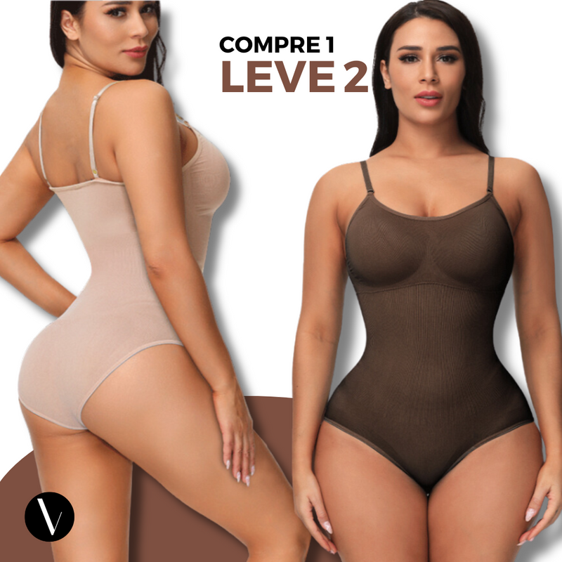 Body Modelador 3 em 1 Shape Slim - Modela, Comprime e Realça as Curvas!