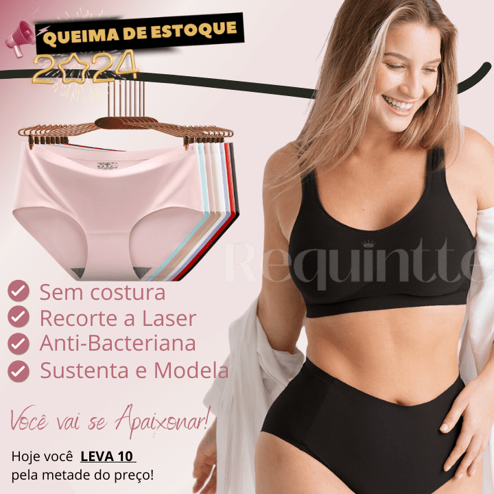 Calcinhas ComfortPlus™ [PAGUE 5 LEVE 10] + Brinde